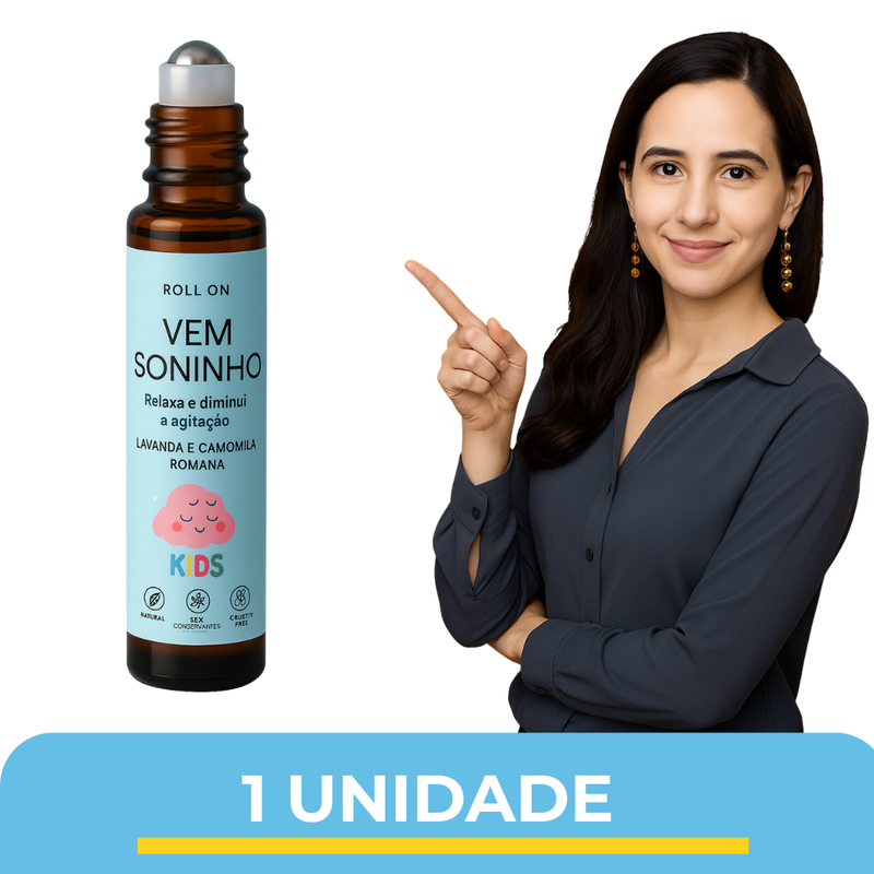 Aromaterapia Infantil Óleos Essenciais - ATÉ 12H DE SONO