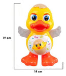Pato Dançante Brinquedo Musical Dança Anda Mexe Luz E Som