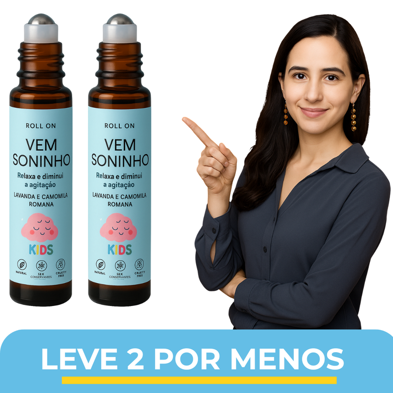 Aromaterapia Infantil Óleos Essenciais - ATÉ 12H DE SONO